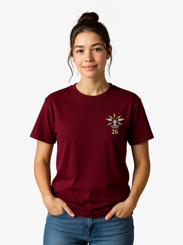 26 Armoured Engineer regiment T-Shirt-maroon