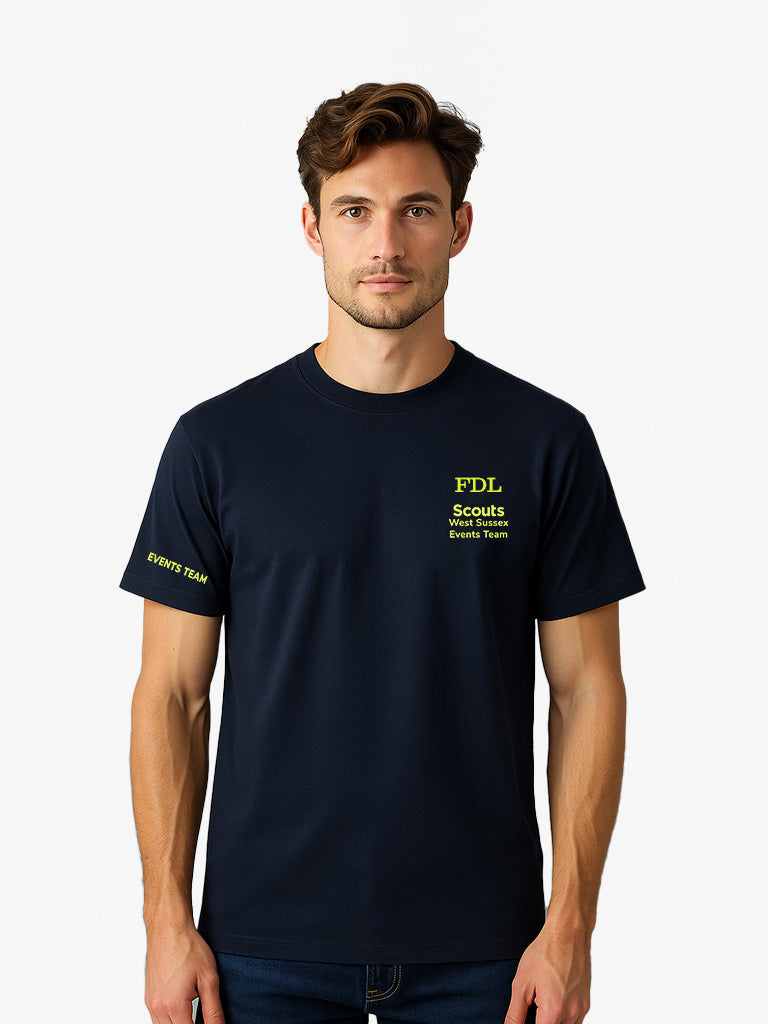 West Sussex Sussex Events Team Printed T Shirt