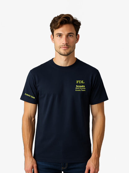 West Sussex Sussex Events Team Printed T Shirt