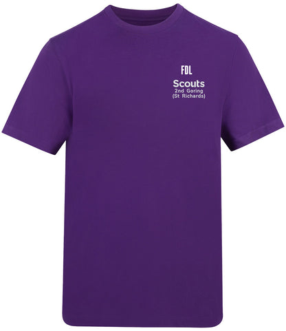 2nd Goring Scouts Printed T-Shirt Youth Size
