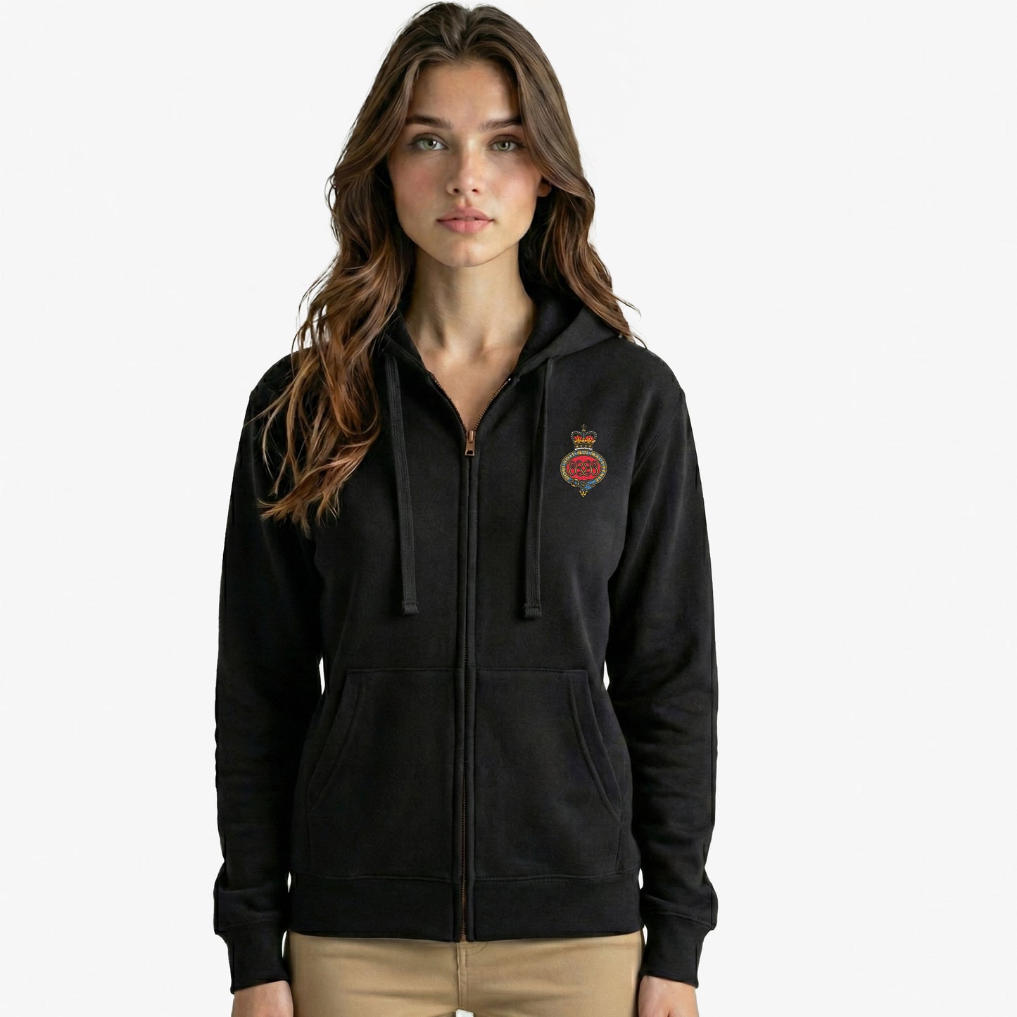 Grenadier Guards Premium Embroidered Zipped Hoodie