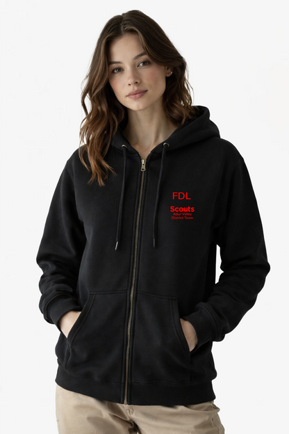 Adur Valley Scouts Embroidered Zipped Hoodie