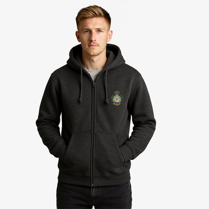 Royal Engineers Zipped Hoodie Embroidered Logo Premium Weight(310gsm)