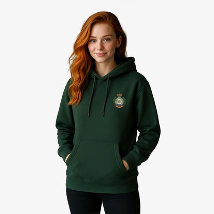 Royal Engineers Hoodie Embroidered Logo Peach Finish Ultra Premium Weight(330gsm)