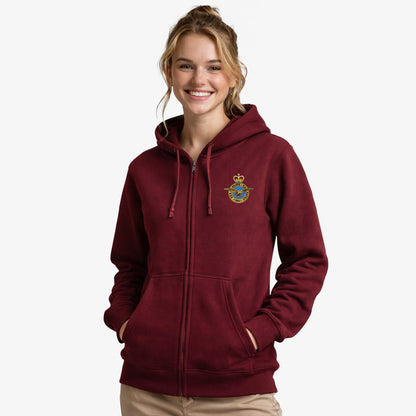 Royal Air Force Premium Zipped Embroidered Hoodie