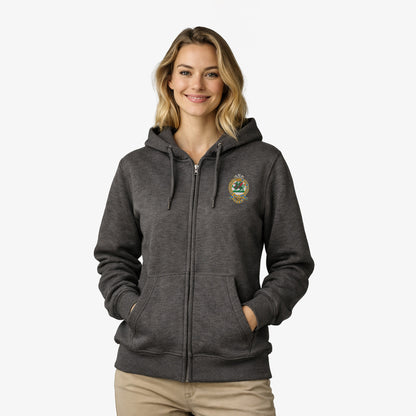 Queens Regiment Premium Zipped Hoodie