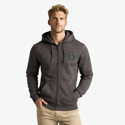 Army Air Corps Premium Zipped Embroidered Hoodie