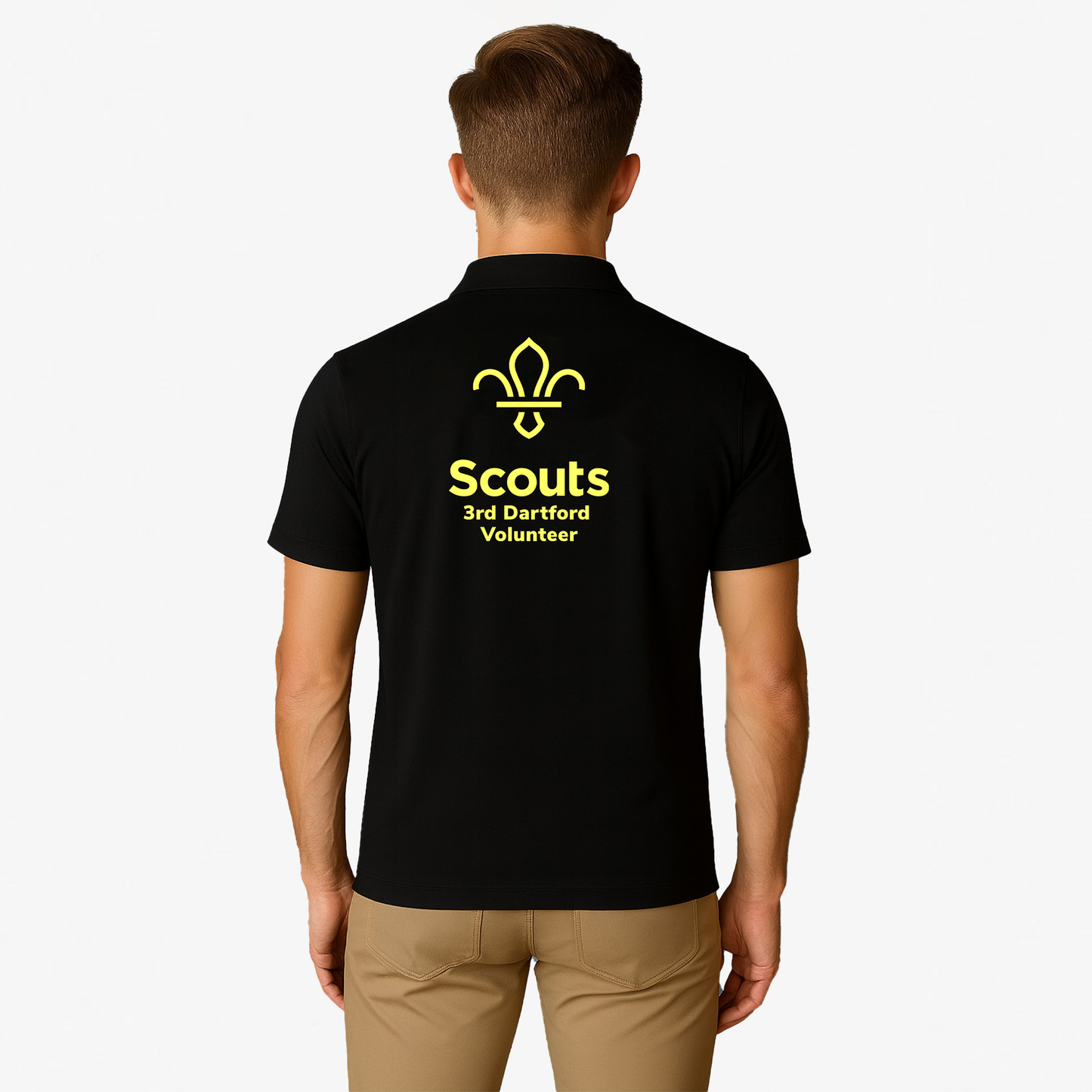 3rd Dartford Scouts  Volunteer Embroidered (Wicking) Polo Shirt