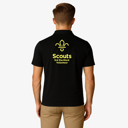 3rd Dartford Scouts  Volunteer Embroidered (Wicking) Polo Shirt