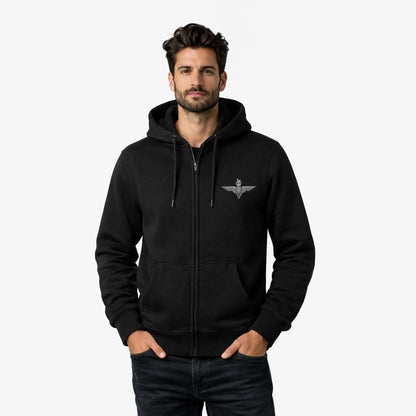 The Parachute Regiment Ultra Premium Embroidered Zipped Hoodie