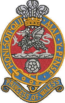 The Princess of Wales's Royal Regiment Luxury Kimono Towelling Robe