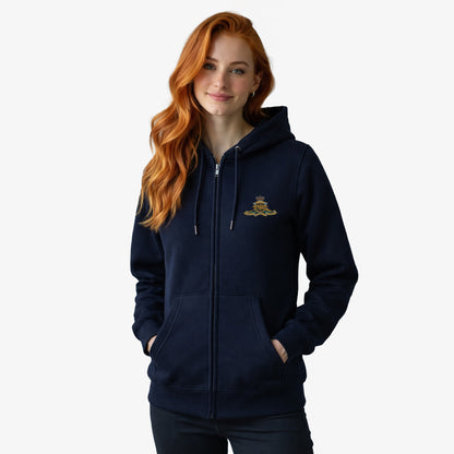 Royal Artillery Ultra Premium Embroidered Zipped Hoodie