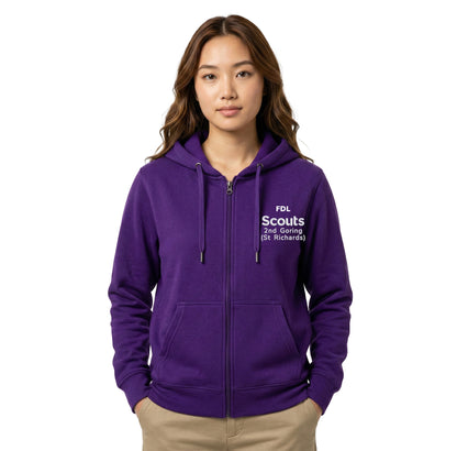 2nd Goring Scouts Leaders Embroidered Zipped Hoodie