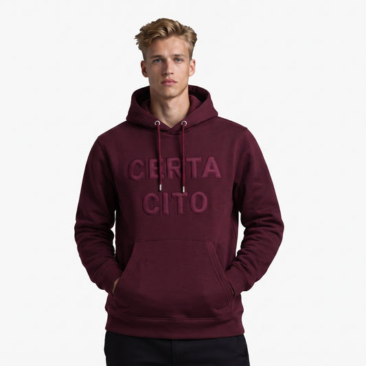 Royal Signals Hoodie - CERTA CITO 3D Puff Embroidered Motto