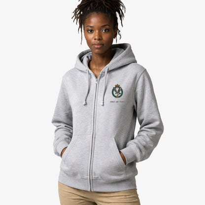 Army Air Corps Premium Zipped Embroidered Hoodie