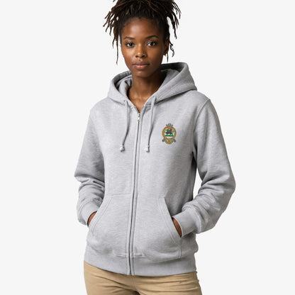 Queens Regiment Premium Zipped Hoodie