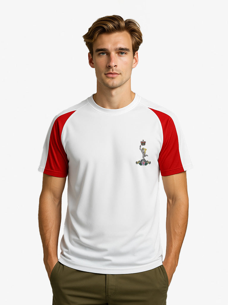 reme Contrast wicking T-Shirt white-Red