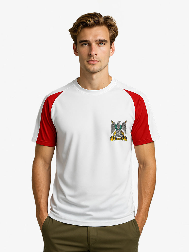 royal-scots-dragoon-guards Contrast wicking T-Shirt white-Red