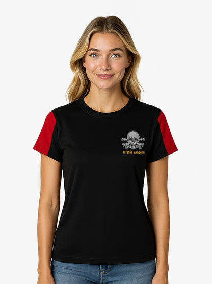 17-21st-lancers Contrast wicking T-Shirt Saphire-Blue