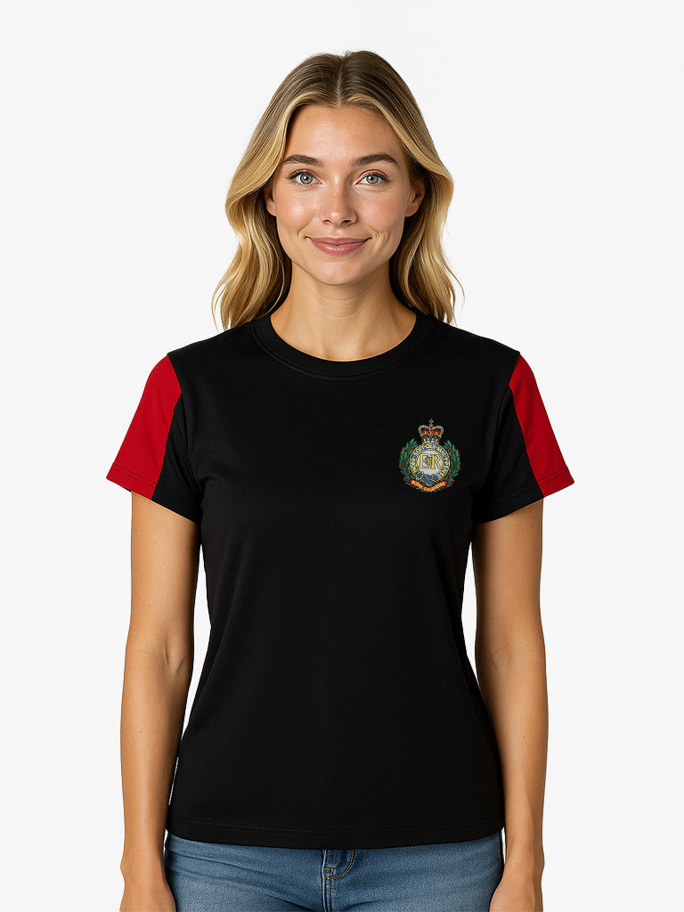 royal-engineers Contrast wicking T-Shirt Saphire-Blue