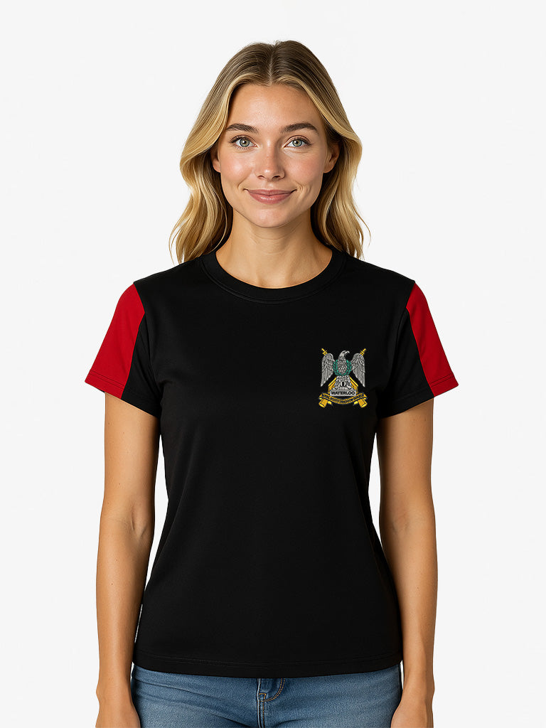 royal-scots-dragoon-guards Contrast wicking T-Shirt Saphire-Blue