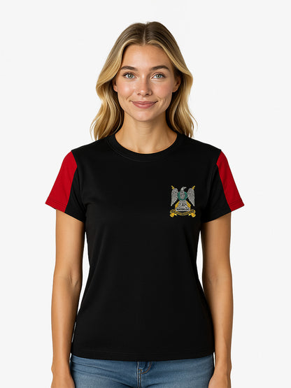 royal-scots-dragoon-guards Contrast wicking T-Shirt Saphire-Blue