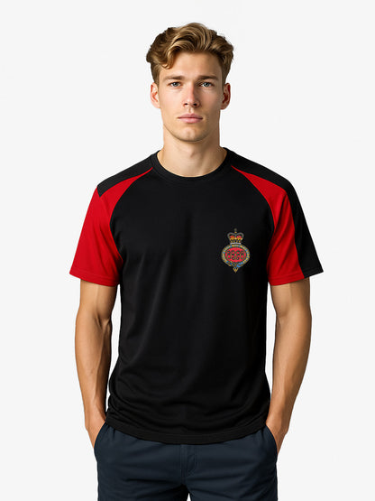 Grenadier Guards Contrast wicking T-Shirt Navy-Red