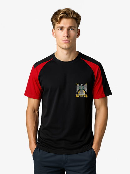royal-scots-dragoon-guards Contrast wicking T-Shirt Navy-Red