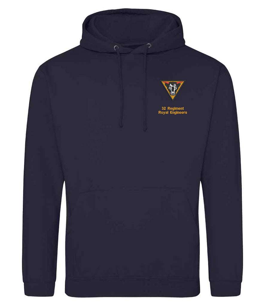 Royal Engineers Clothing 32 Regiment Royal Engineers Hoodie Khaki S