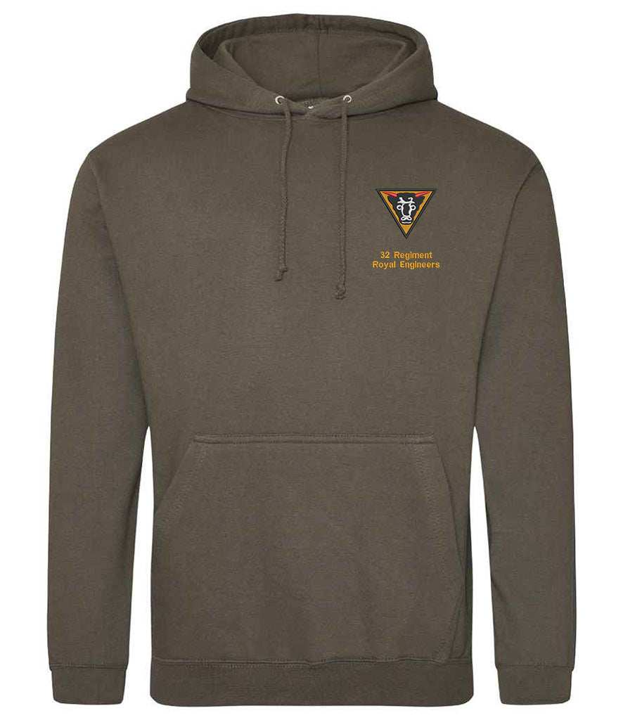 Royal Engineers Clothing 32 Regiment Royal Engineers Hoodie Maroon M