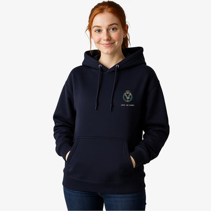 Army Air Corps Hoodie Embroidered Logo Premium Weight(310gsm)