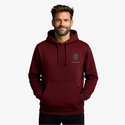 Army Air Corps Hoodie Embroidered Logo Premium Weight(310gsm)