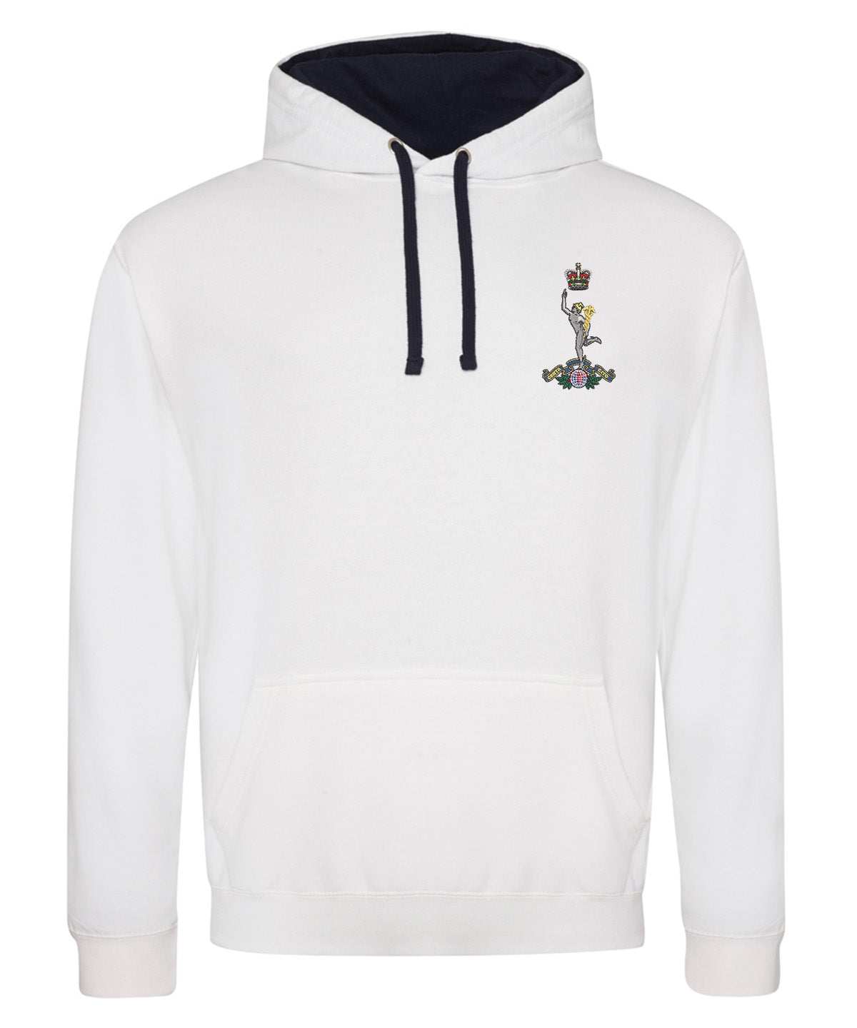 Royal Signals Clothing Royal Signals Varsity Hoodie Maroon/Grey S