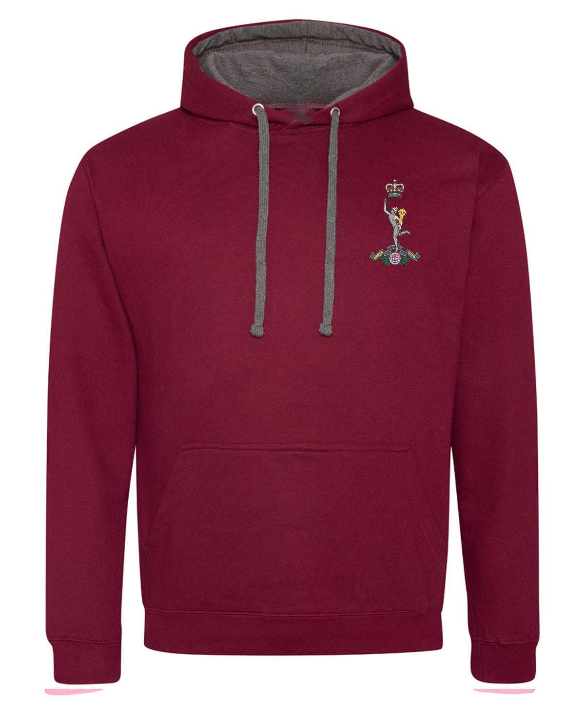 Royal Signals Clothing Royal Signals Varsity Hoodie Green/Yellow S