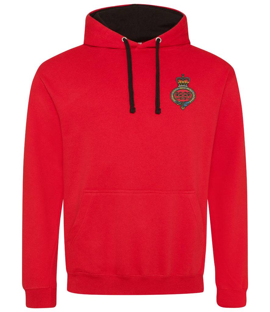 Grenadier Guards  Clothing,Grenadier Guards  Merchandise, Grenadier Guards  Veterans Clothing,Grenadier Guards Varsity Hoodie Red/Black