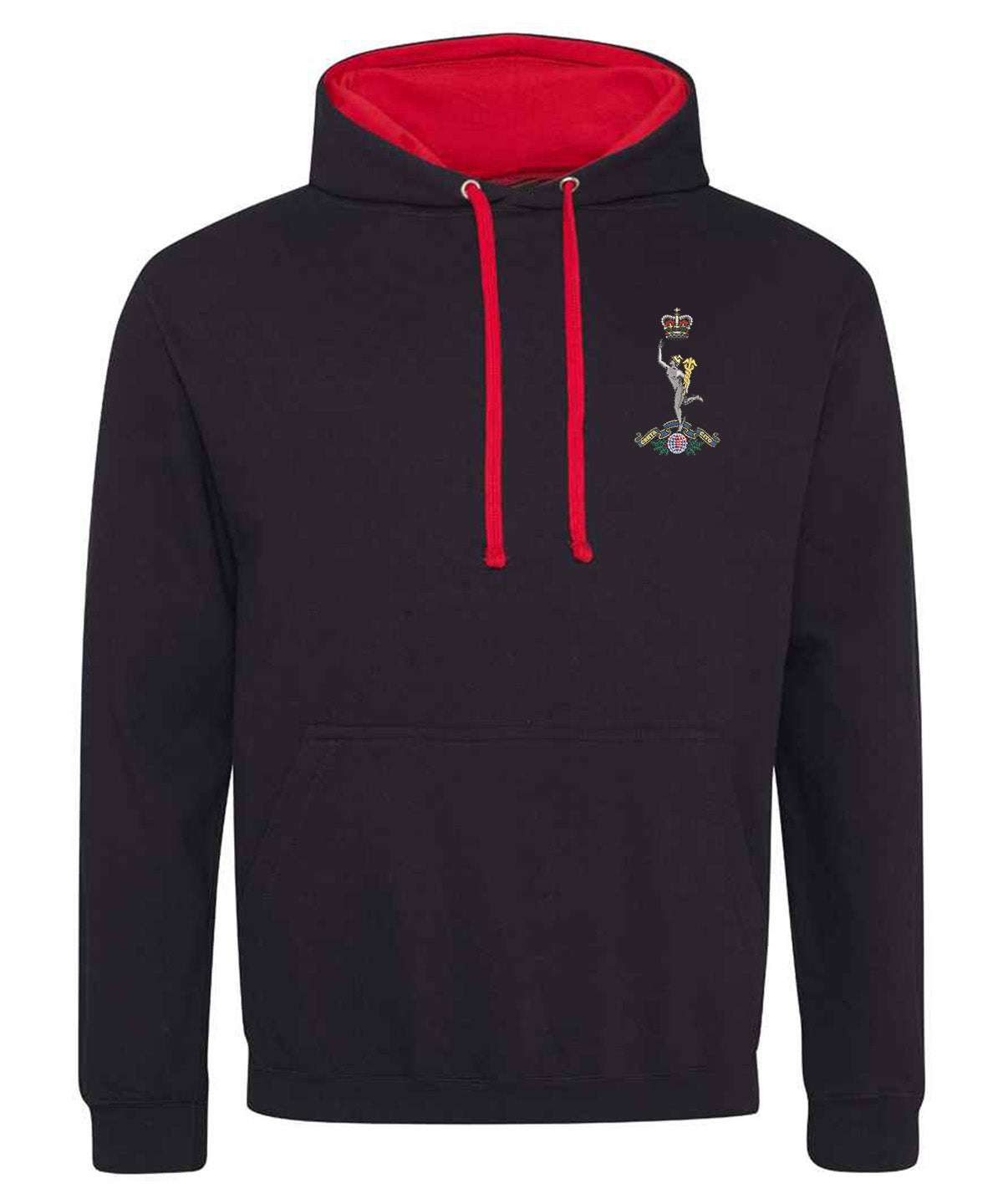 Royal Signals Clothing Royal Signals Varsity Hoodie Red/Navy S