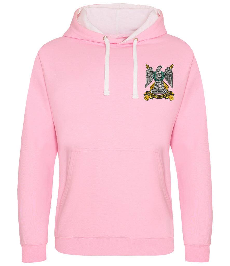 Royal Scots Dragoon Guards Varsity Hoodie,Royal Scots Dragoon Guards Merchandise,Royal Scots Dragoon Guards Varsity Hoodie Red/Black