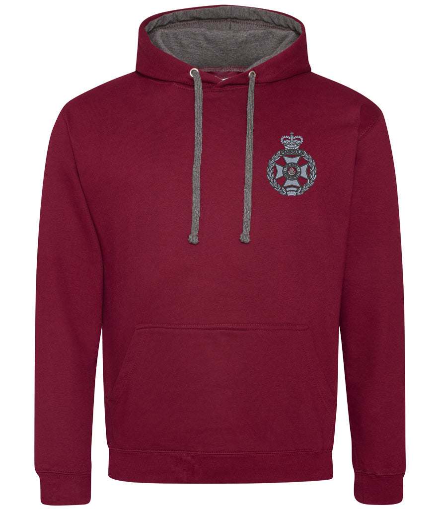 Royal Green Jackets Clothing,Royal Green Jackets Merchandise, Royal Green Jackets Veterans Clothing,Royal Green Jackets Varsity Hoodie (Copy) Pink/White