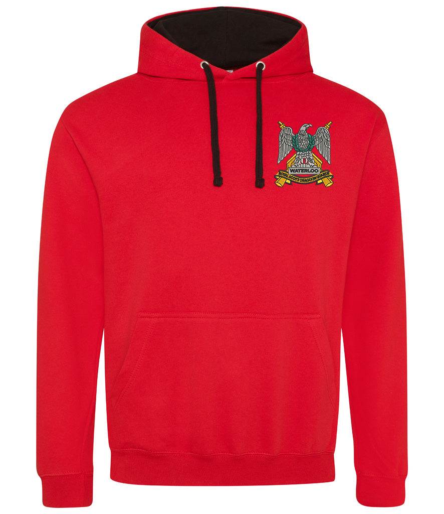 Royal Scots Dragoon Guards Varsity Hoodie,Royal Scots Dragoon Guards Merchandise,Royal Scots Dragoon Guards Varsity Hoodie Navy/Red