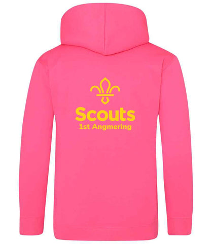 1st Angmering Scouts  Embroidered Electric Hoodie Youth Size