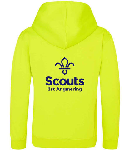 1st Angmering Scouts  Embroidered Electric Hoodie Youth Size