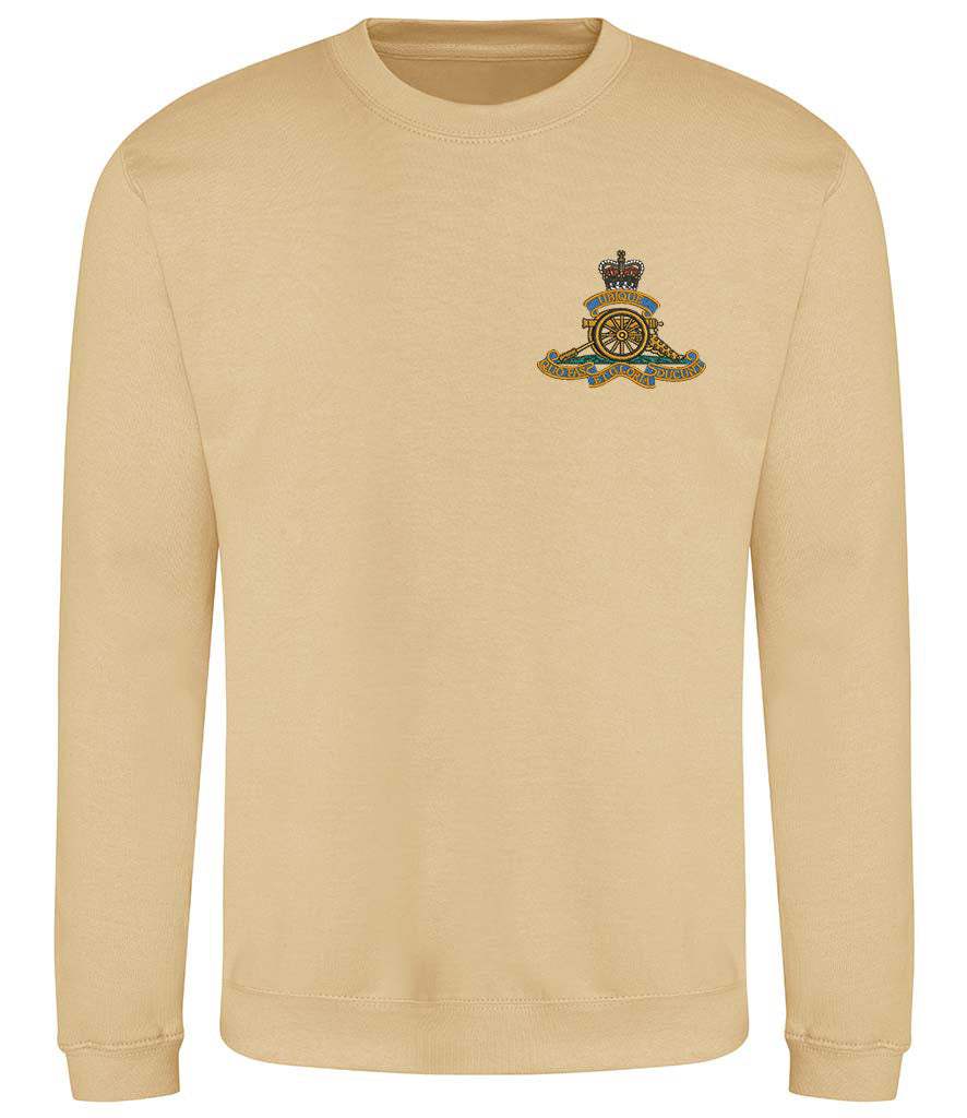 Royal Artillery  Clothing,Royal Artillery  Merchandise, Royal Artillery  Veterans Clothing,Royal Artillery Sweatshirt Desert