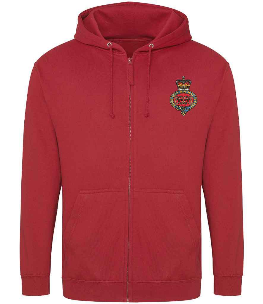 Grenadier Guards  Clothing,Grenadier Guards  Merchandise, Grenadier Guards  Veterans Clothing,Grenadier Guards Zipped Hoodie Black