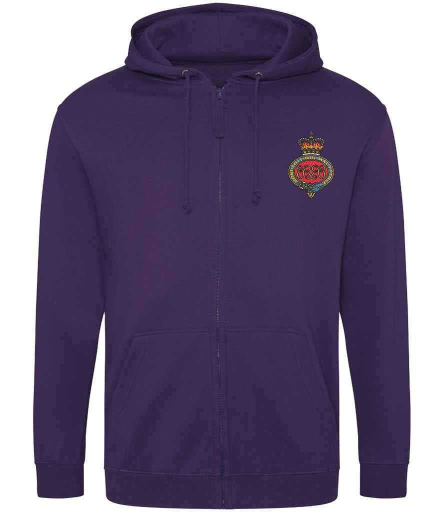 Grenadier Guards  Clothing,Grenadier Guards  Merchandise, Grenadier Guards  Veterans Clothing,Grenadier Guards Zipped Hoodie Red