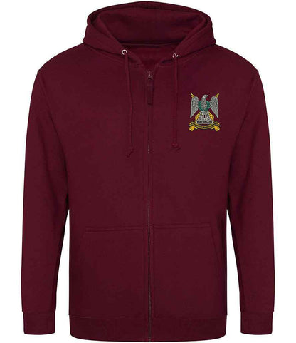 Royal Scots Dragoon Guards Zipped Hoodie ,Royal scots Dragoon Guards Hoodie Grey