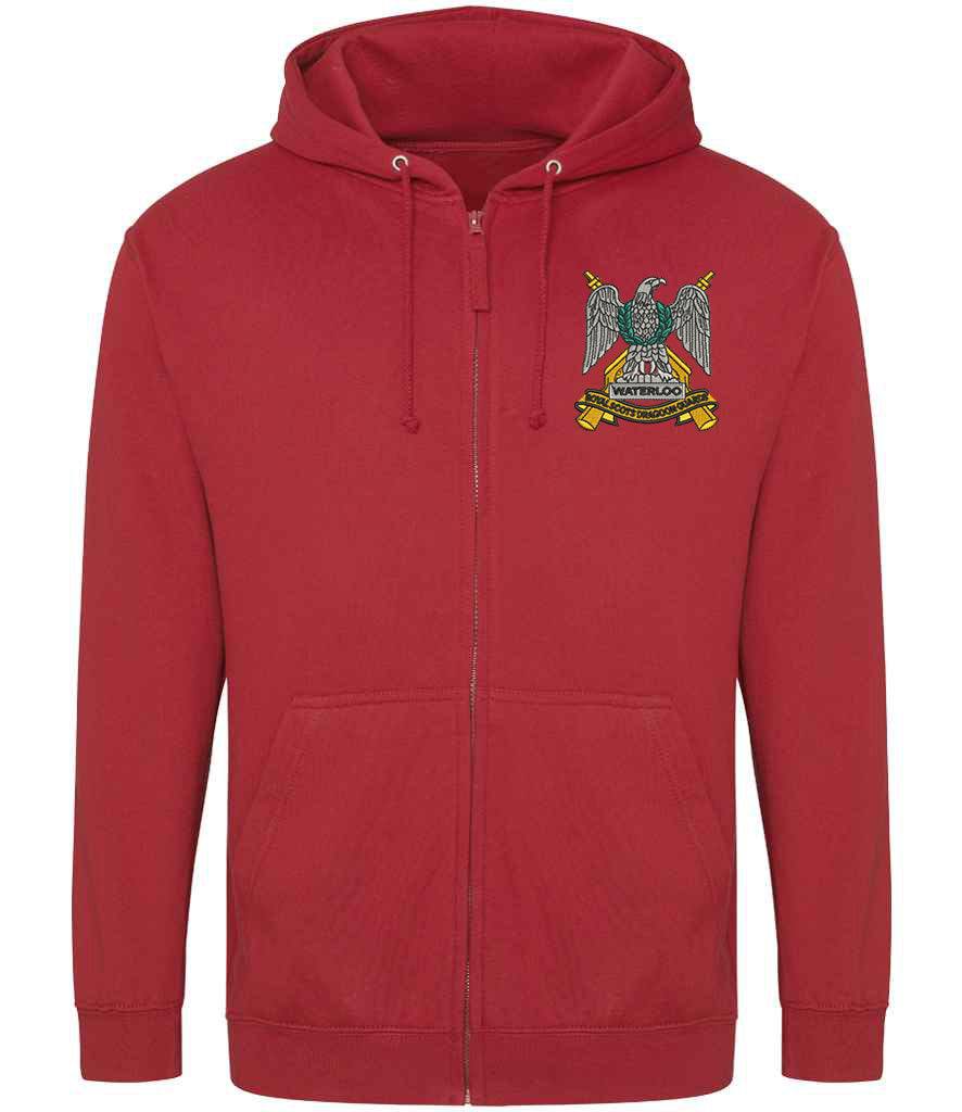 Royal Scots Dragoon Guards Zipped Hoodie ,Royal scots Dragoon Guards Hoodie Black