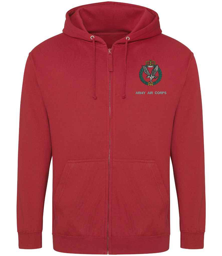 Army Air Corps Clothing,Army Air Corps Merchandise, Army Air Corps Veterans Clothing,Army Air Corps Zipped Hoodie Royal Blue
