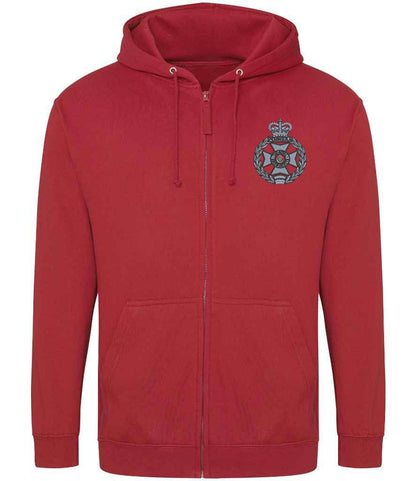 Royal Green Jackets Clothing,Royal Green Jackets Merchandise, Royal Green Jackets Veterans Clothing,Royal Green Jackets Zipped Hoodie Forest Green