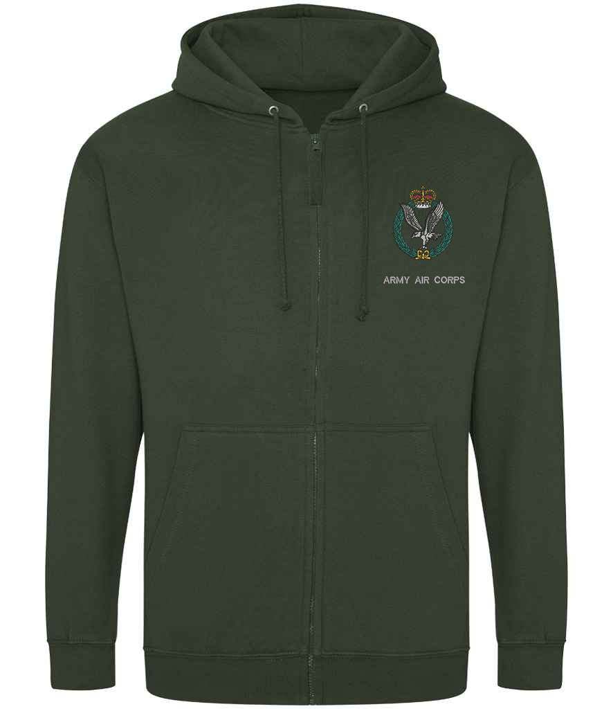 Army Air Corps Clothing,Army Air Corps Merchandise, Army Air Corps Veterans Clothing,Army Air Corps Zipped Hoodie Pink