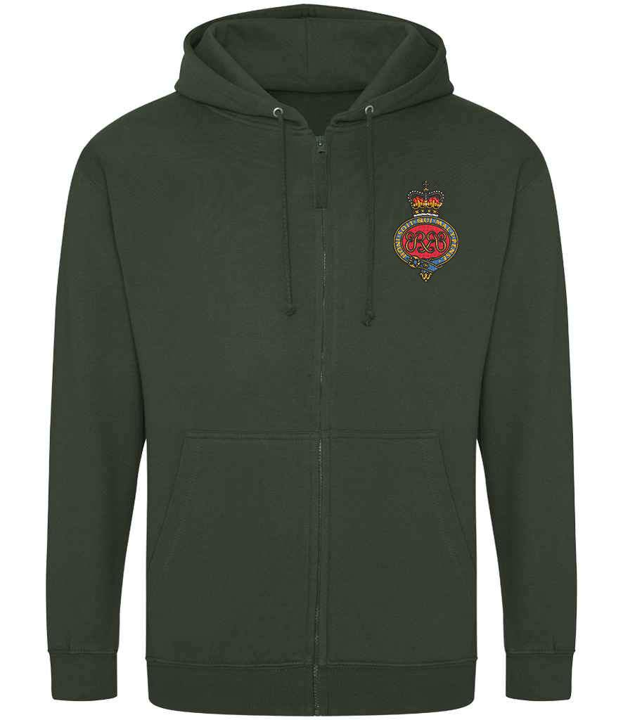 Grenadier Guards  Clothing,Grenadier Guards  Merchandise, Grenadier Guards  Veterans Clothing,Grenadier Guards Zipped Hoodie Maroon